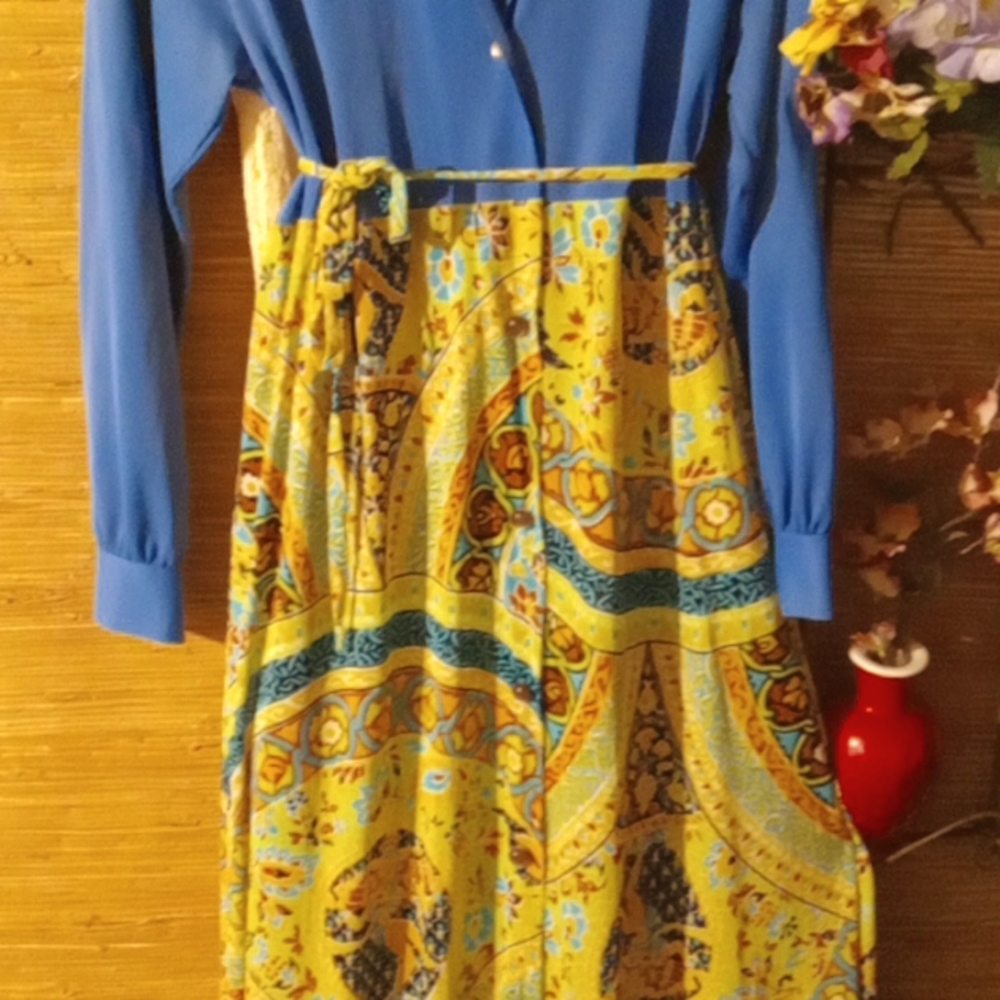 Vintage Gilead Dress w/ waist draw string